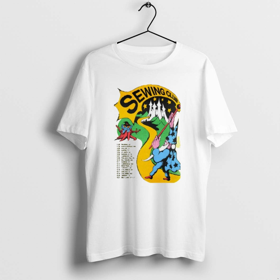 Official Sewing Club 2025 America Tour Dates T-Shirts, Hoodie, Sweatshirt