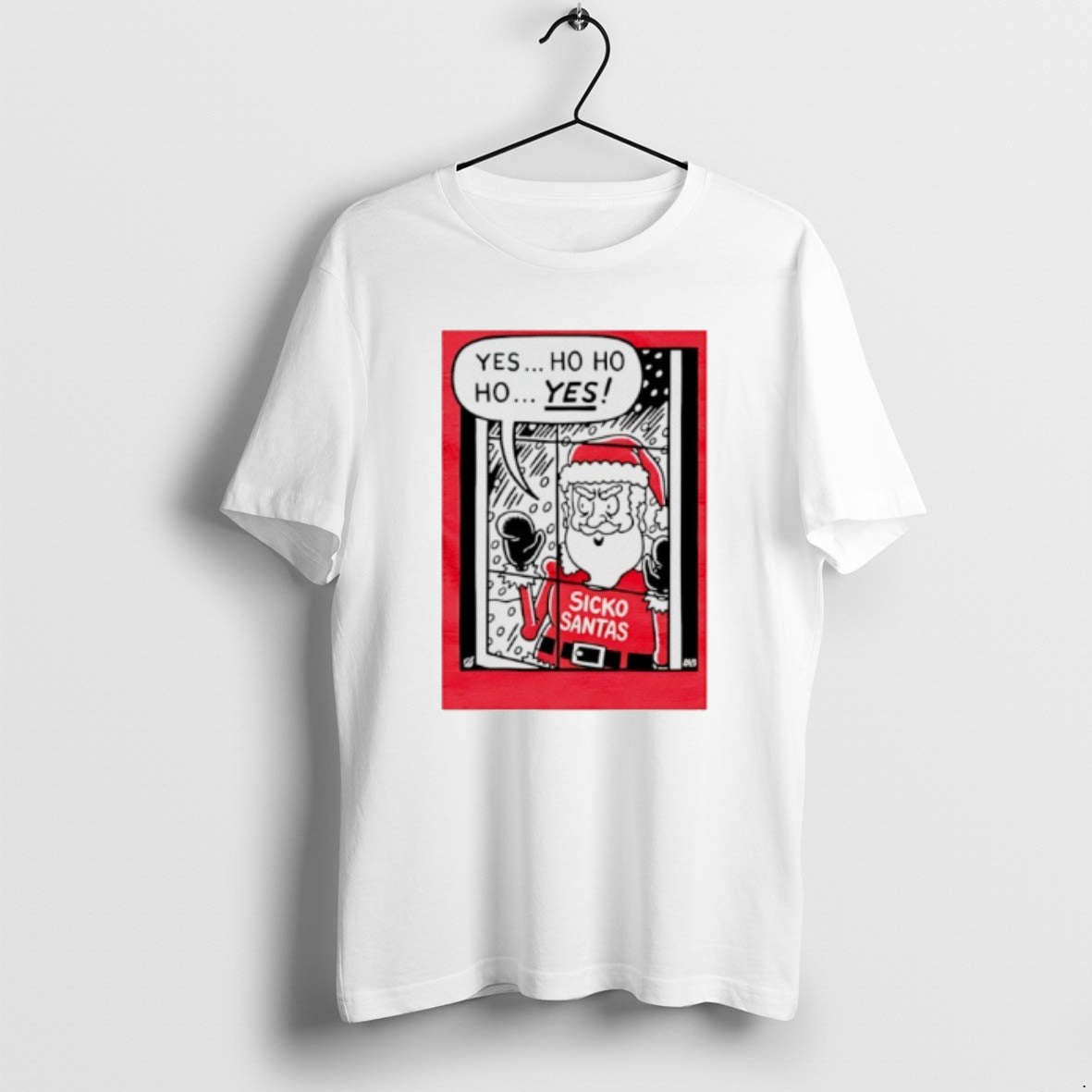 Official Sicko Santa Yes Ho Ho Ho Yes Comic T-Shirts, Hoodie, Sweatshirt | PopFlextees.com