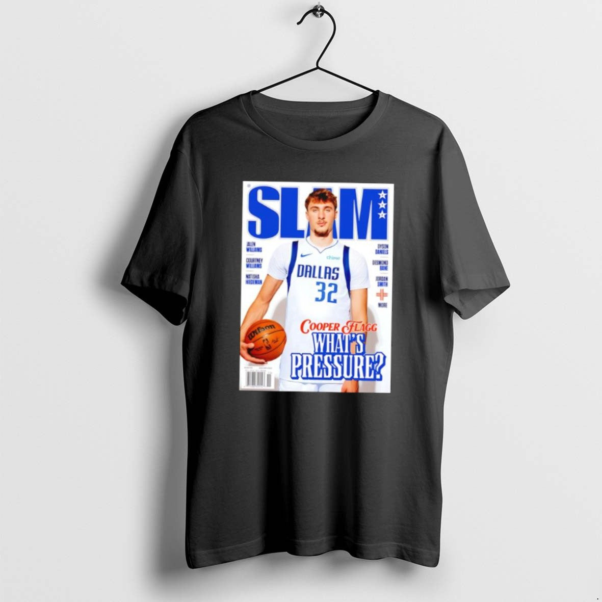 Official Slam Cooper Flagg Magazine Whats Pressure T-Shirts, Hoodie, Sweatshirt | PopFlextees.com