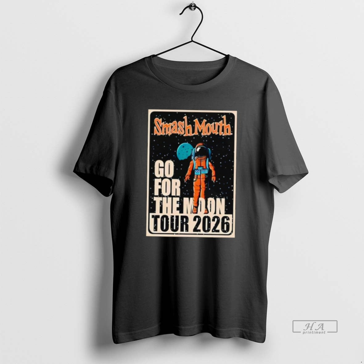Official Smash Mouth Go For The Moon 2026 Shows Black T-Shirts, Hoodie, Sweatshirt | PopFlextees.com