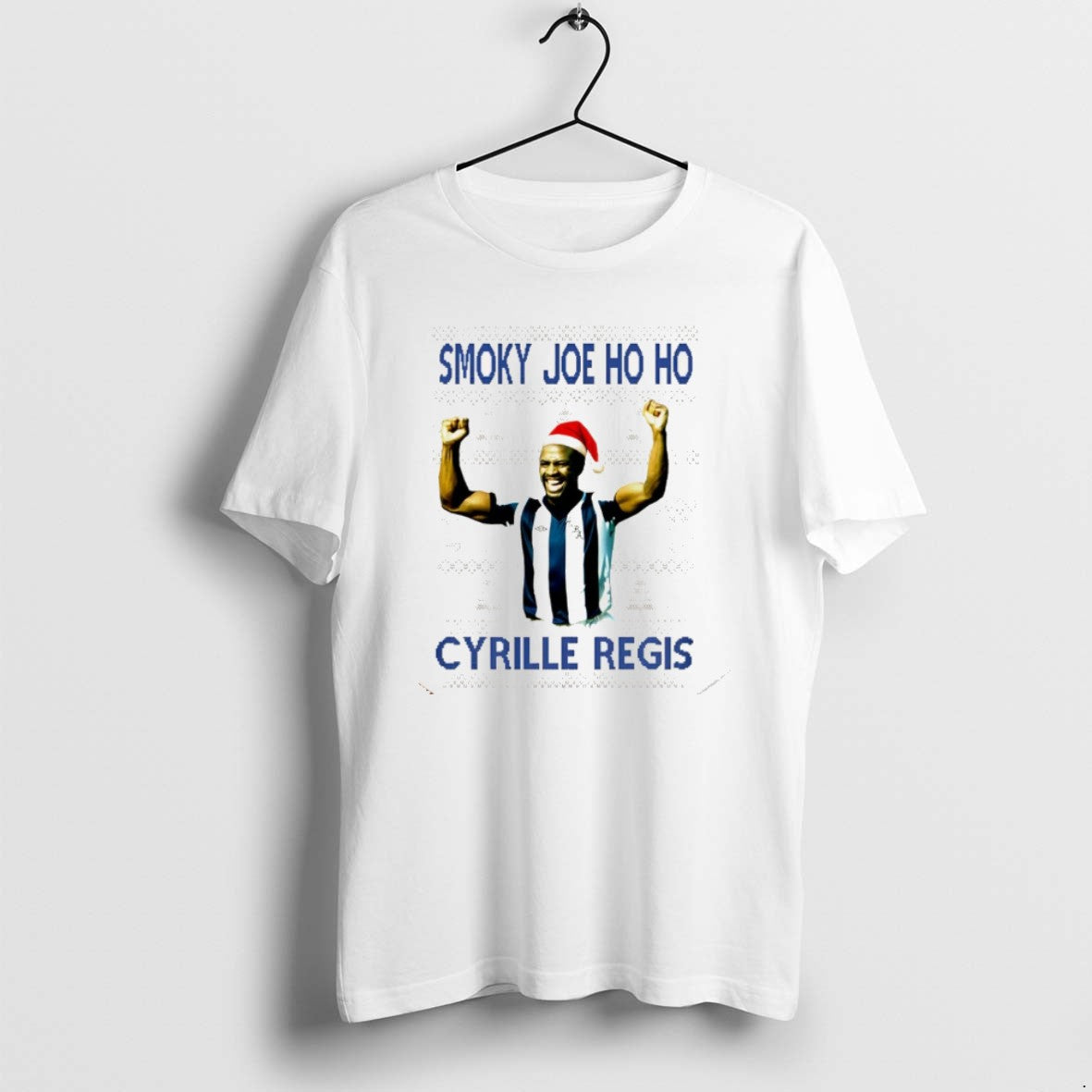 Official Smoky Joe Ho Ho Cyrille Regis West Brom Christmas Christmas T-Shirts, Hoodie, Sweatshirt | PopFlextees.com