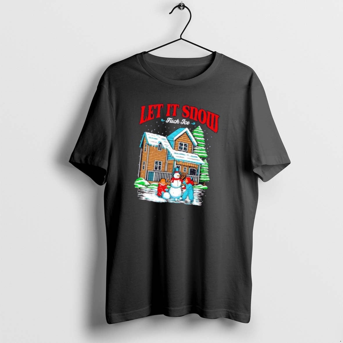Official Snowman Let It Snow Fuck Ice Christmas T-Shirts, Hoodie, Sweatshirt | PopFlextees.com