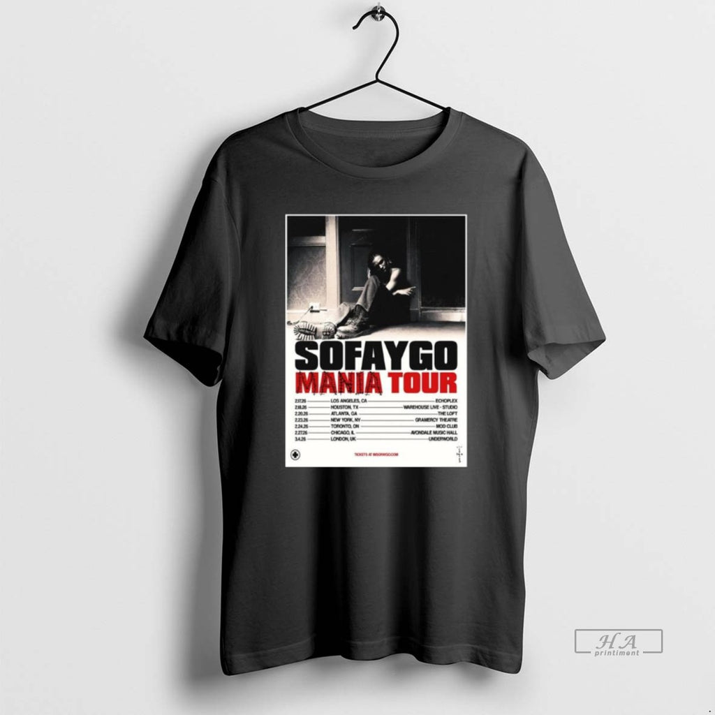 Official Sofaygo Mania Tour 2026 T-Shirts, Hoodie, Sweatshirt | PopFlextees.com