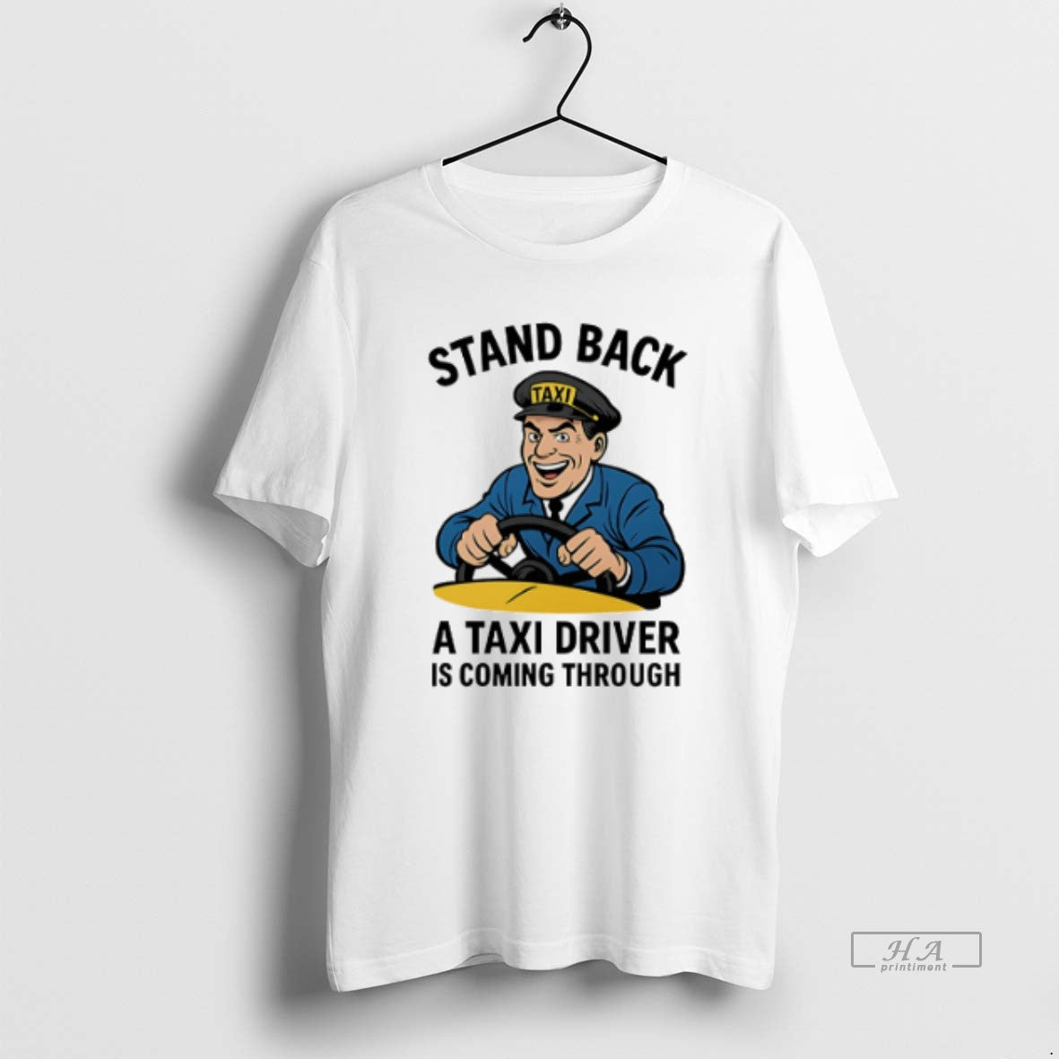 Official Stand Back A Taxi Driver Is Coming Through Cartoon T-Shirts, Hoodie, Sweatshirt | PopFlextees.com