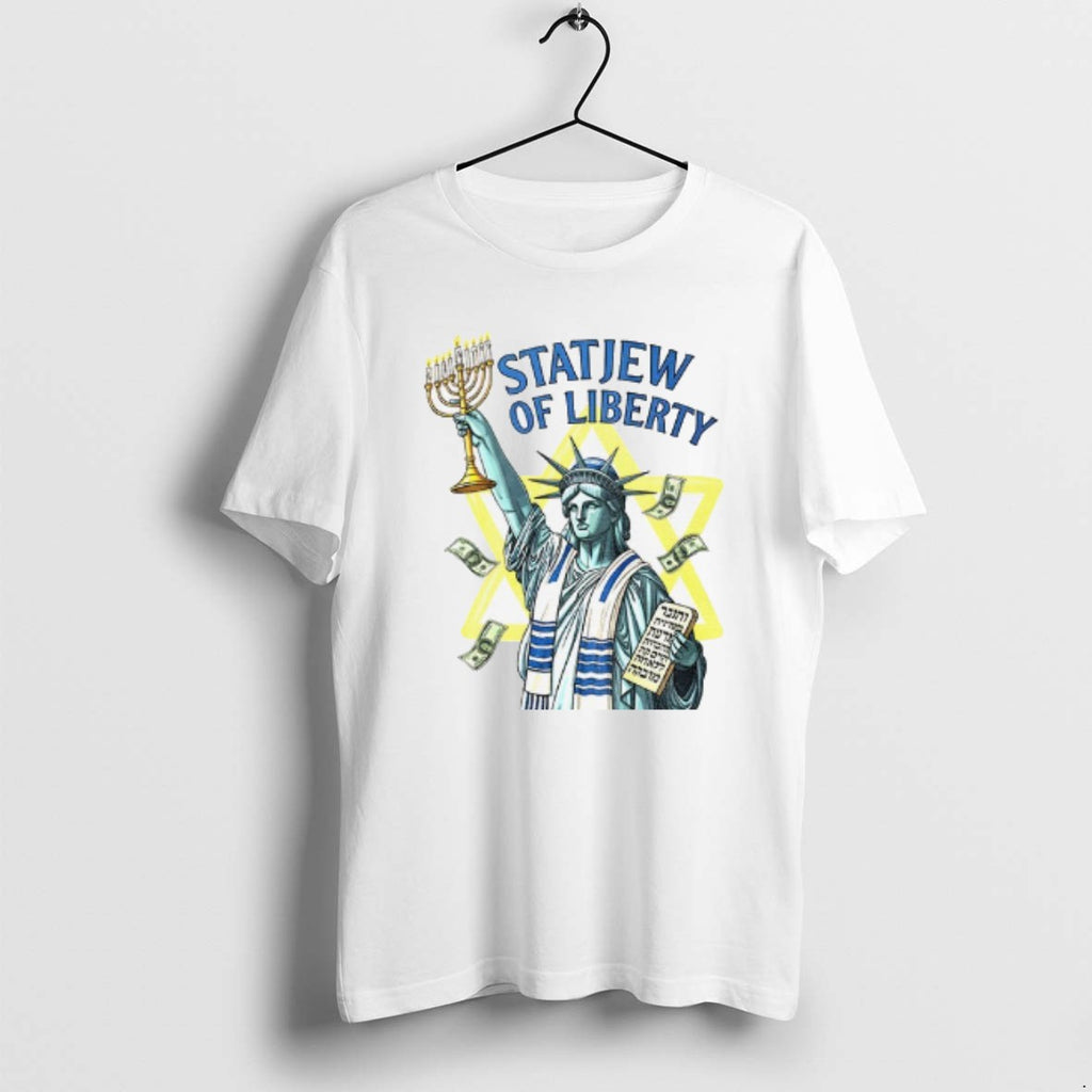 Official Statjew Of Liberty Jewish Statue Of Liberty Parody T-Shirts, Hoodie, Sweatshirt | PopFlextees.com