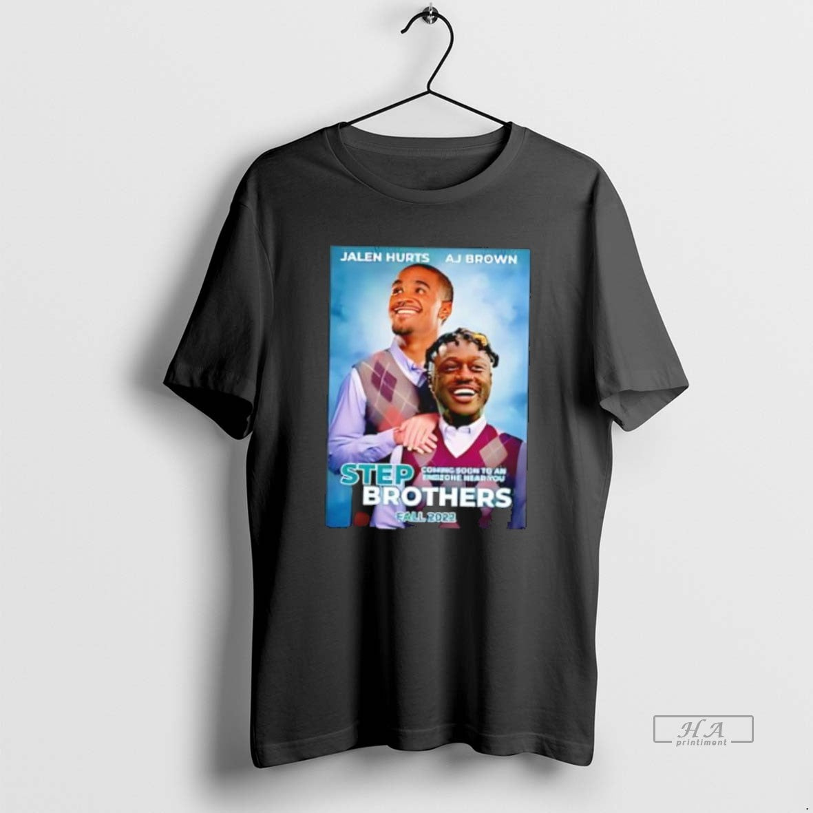 Official Step Brothers Jalen Hurts Aj Brown Stylish T-Shirts, Hoodie, Sweatshirt | PopFlextees.com