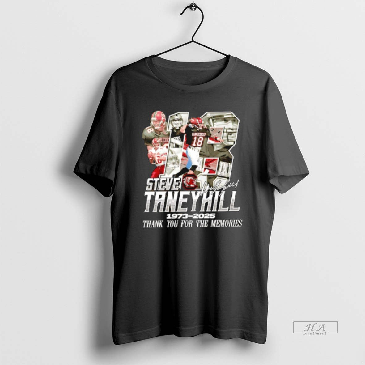 Official Steve Taneyhill 1973 2025 Thank You For The Memories Signature T-Shirts, Hoodie, Sweatshirt | PopFlextees.com
