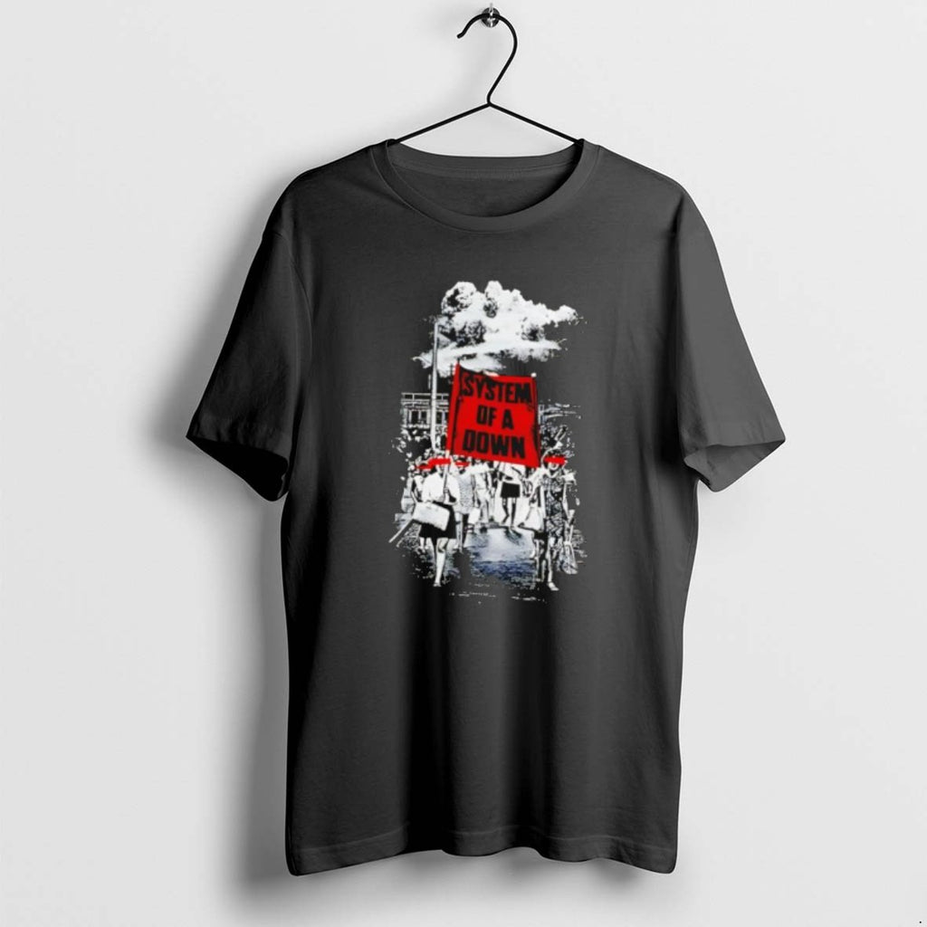 Official System Of A Down Banner Marches T-Shirts, Hoodie, Sweatshirt | PopFlextees.com