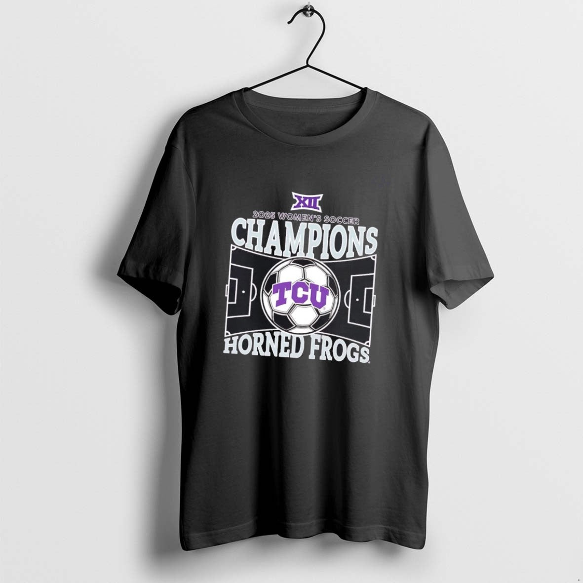 Official Tcu Horned Frogs 2025 Big 12 Womens Soccer Regular Season Champions T-Shirts, Hoodie, Sweatshirt | PopFlextees.com