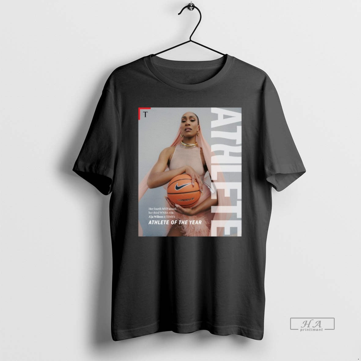 Official Time Magazine Wnba Aja Wilson 2025 Athlete Of The Year T-Shirts, Hoodie, Sweatshirt | PopFlextees.com