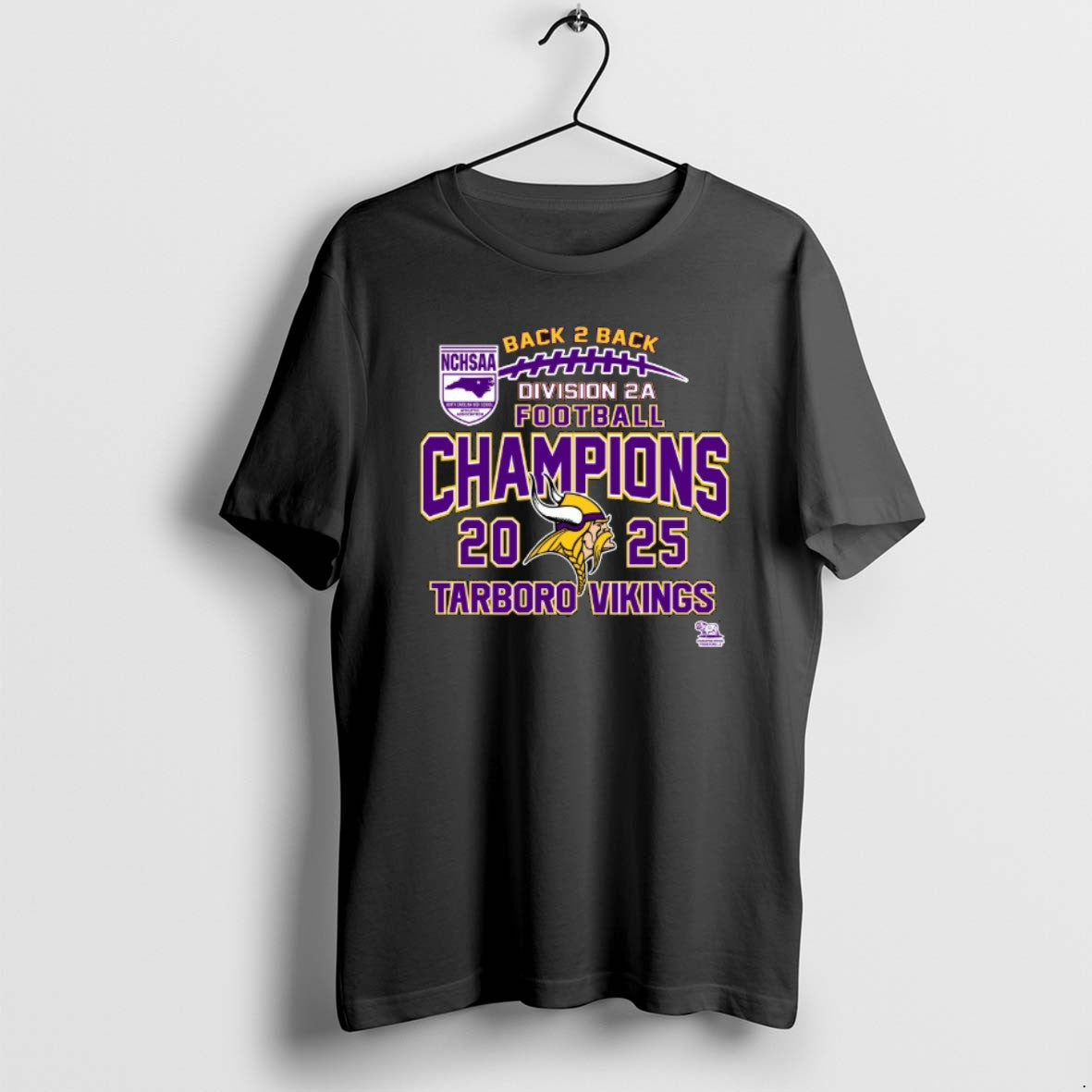 Official Tarboro Vikings 2025 Nchsaa Division 2a Football Champions T-Shirts, Hoodie, Sweatshirt