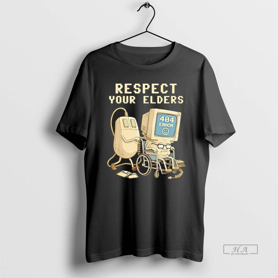 Official Tech 404 Error Hilarious Respect Your Elders T-Shirts, Hoodie, Sweatshirt | PopFlextees.com