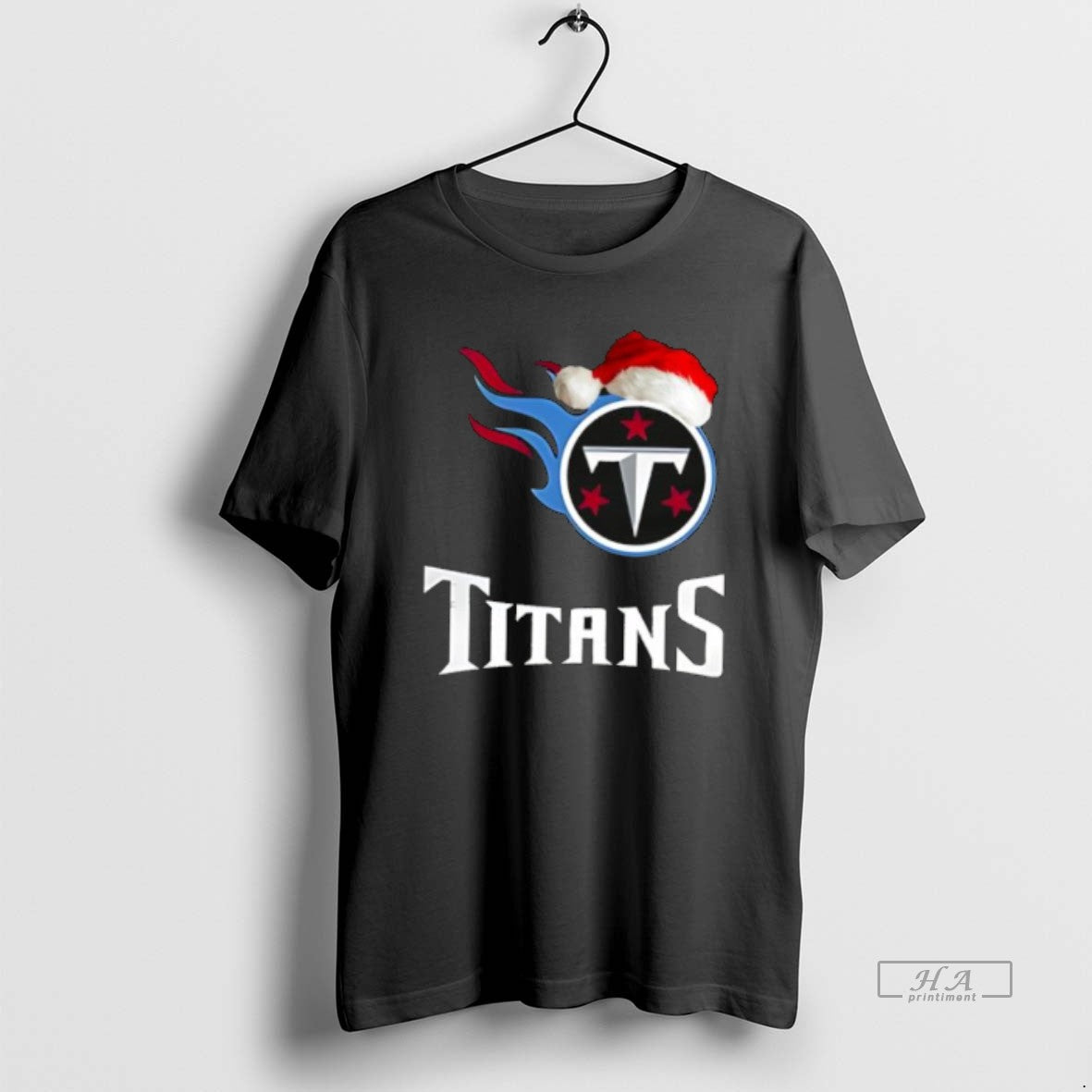 Official Tennessee Titans 2025 Santa Hat Logo Football Christmas T-Shirts, Hoodie, Sweatshirt | PopFlextees.com