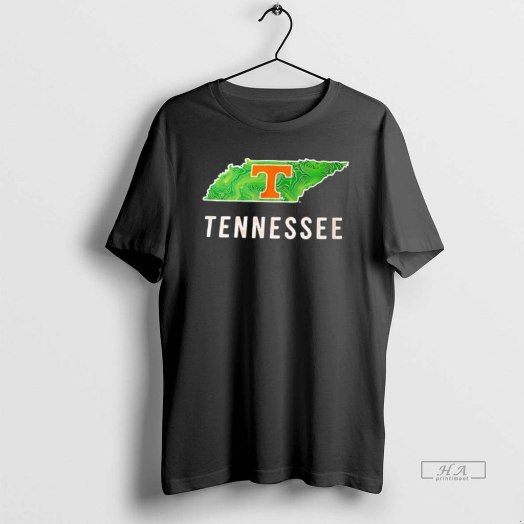 Official Tennessee Volunteers Map Tennessee T-Shirts, Hoodie, Sweatshirt | PopFlextees.com