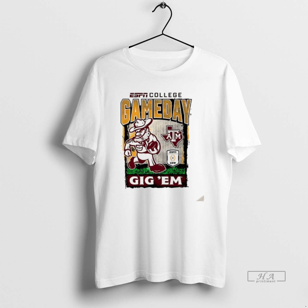 Official Texas Am Aggies Gig Em Football Playoff Gameday Mascot T-Shirts, Hoodie, Sweatshirt | PopFlextees.com