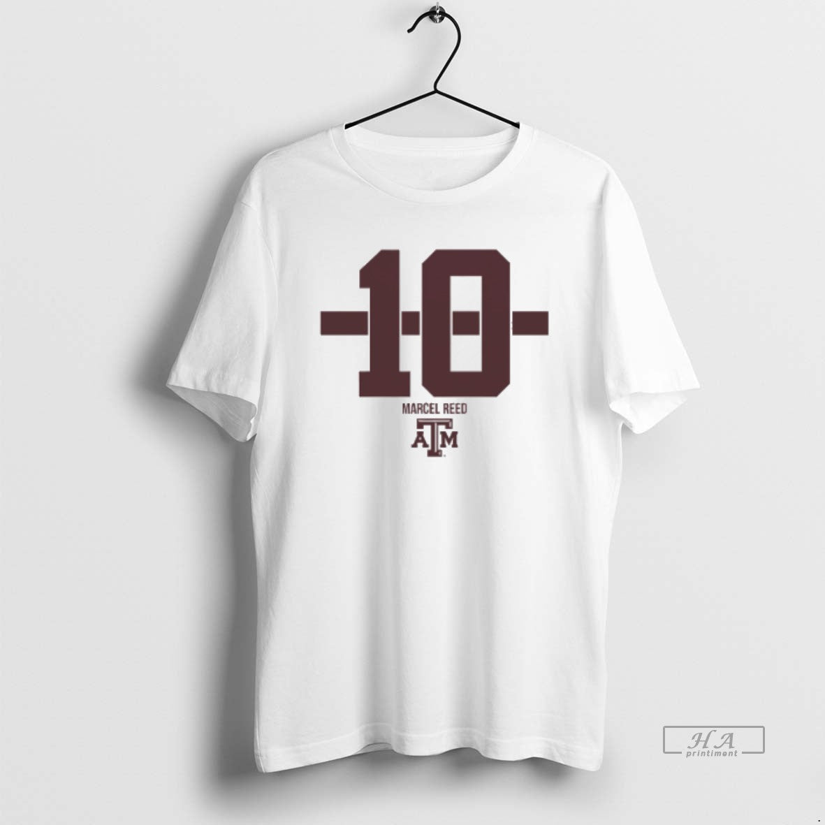 Official Texas Am Aggies Marcel Reed 10 Stripe T-Shirts, Hoodie, Sweatshirt | PopFlextees.com