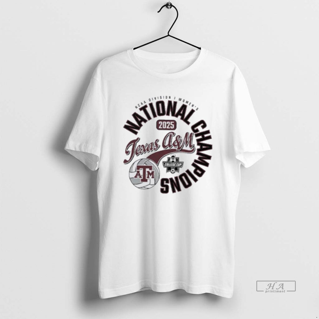 Official Texas Am Aggies National Champs 2025 Volleyball T-Shirts, Hoodie, Sweatshirt | PopFlextees.com