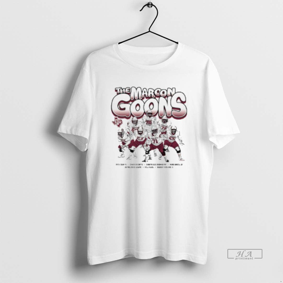 Official Texas Am Aggies The Maroon Goons Caricature T-Shirts, Hoodie, Sweatshirt | PopFlextees.com