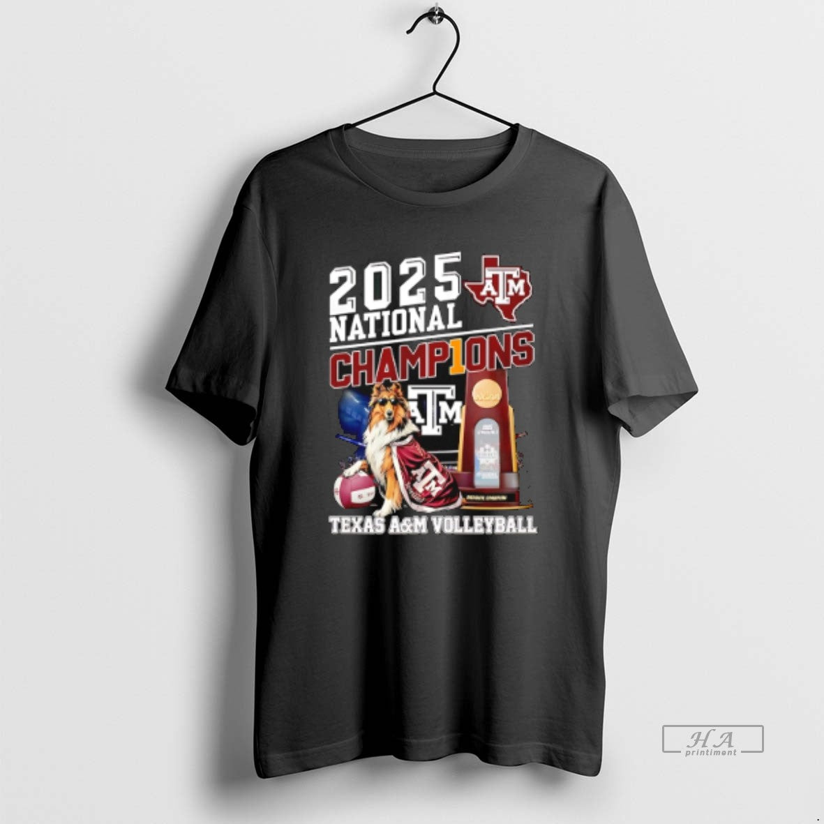 Official Texas Am Aggies Volleyball National Champions 2025 Mascot T-Shirts, Hoodie, Sweatshirt | PopFlextees.com