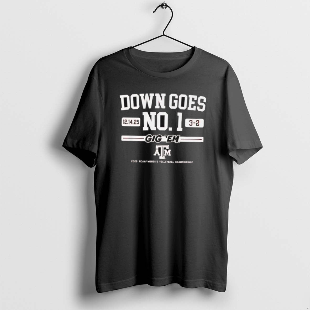 Official Texas Am Volleyball Down Goes No T-Shirts, Hoodie, Sweatshirt | PopFlextees.com