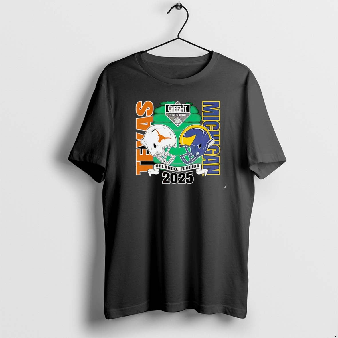 Official Texas Longhorns Vs Michigan 2025 Citrus Bowl Head To Head Christmas T-Shirts, Hoodie, Sweatshirt | PopFlextees.com