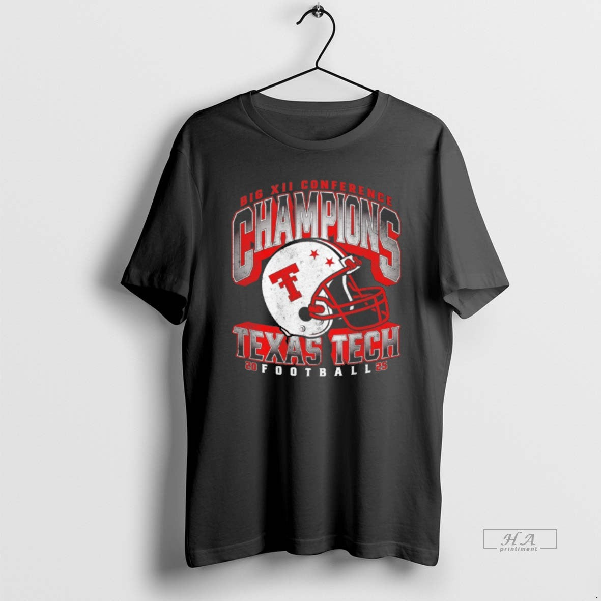 Official Texas Tech Red Raiders 2025 Big 12 Cenference Championship Helmet T-Shirts, Hoodie, Sweatshirt | PopFlextees.com