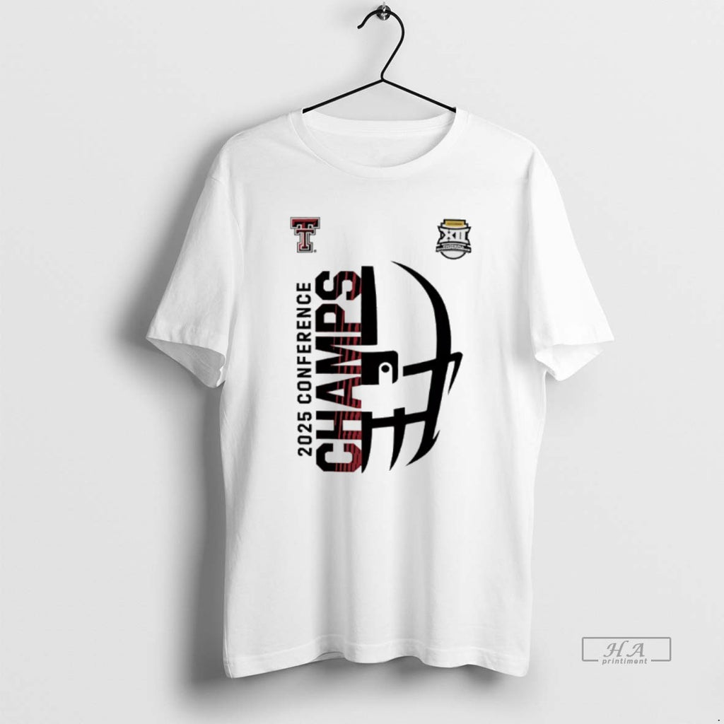 Official Texas Tech Red Raiders Big 12 Conference Champions 2025 Helmet T-Shirts, Hoodie, Sweatshirt | PopFlextees.com