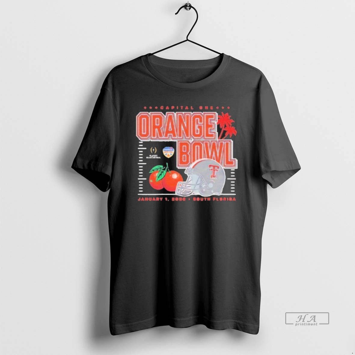 Official Texas Tech Red Raiders Capitail One Orange Bowl 2026 T-Shirts, Hoodie, Sweatshirt | PopFlextees.com