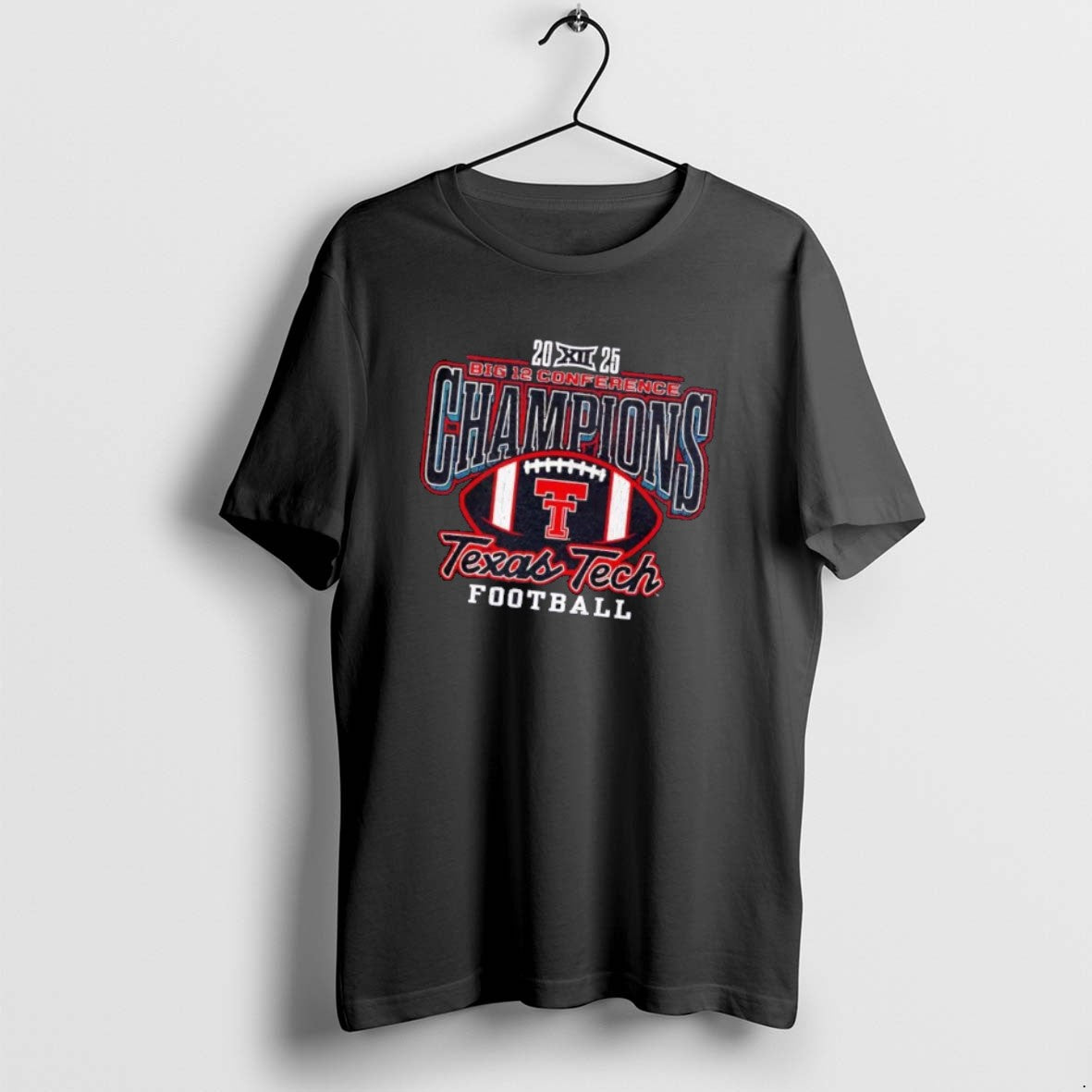 Official Texas Tech Football 2025 Big 12 Conference Champions T-Shirts, Hoodie, Sweatshirt | PopFlextees.com