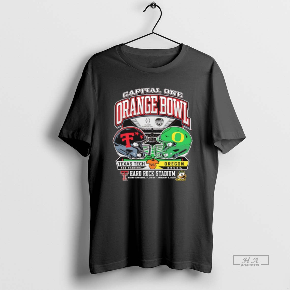 Official Texas Tech Vs Oregon 2025 Capital One Orange Bowl Helmet T-Shirts, Hoodie, Sweatshirt | PopFlextees.com