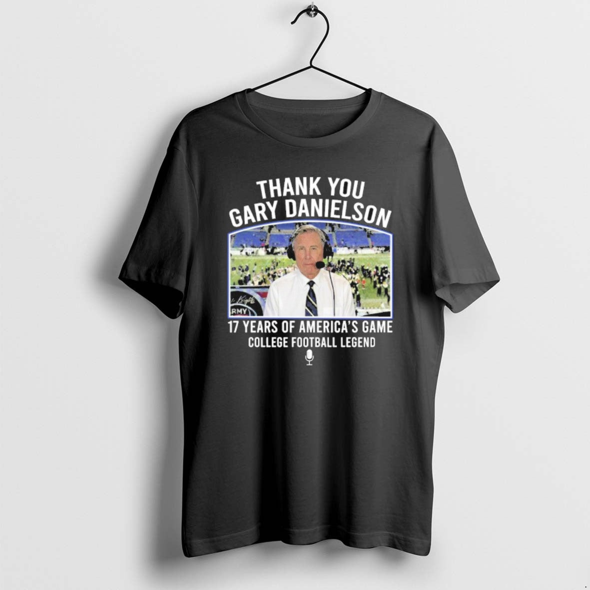 Official Thank You Gary Danielson 17 Years Of Americas Game College Football League T-Shirts, Hoodie, Sweatshirt