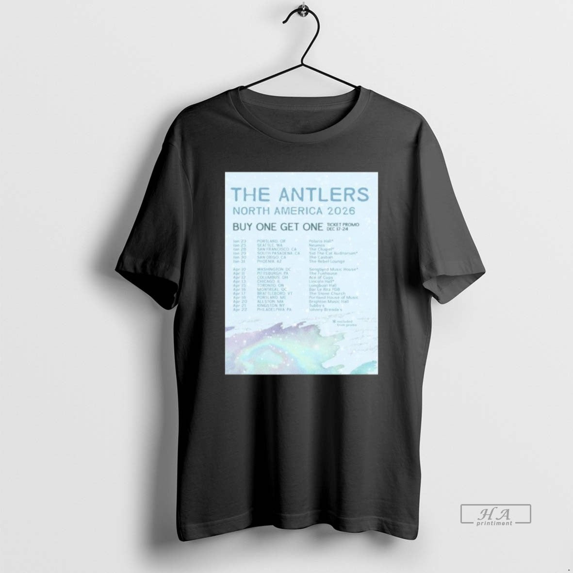 Official The Antlers North America Tour 2026 T-Shirts, Hoodie, Sweatshirt | PopFlextees.com