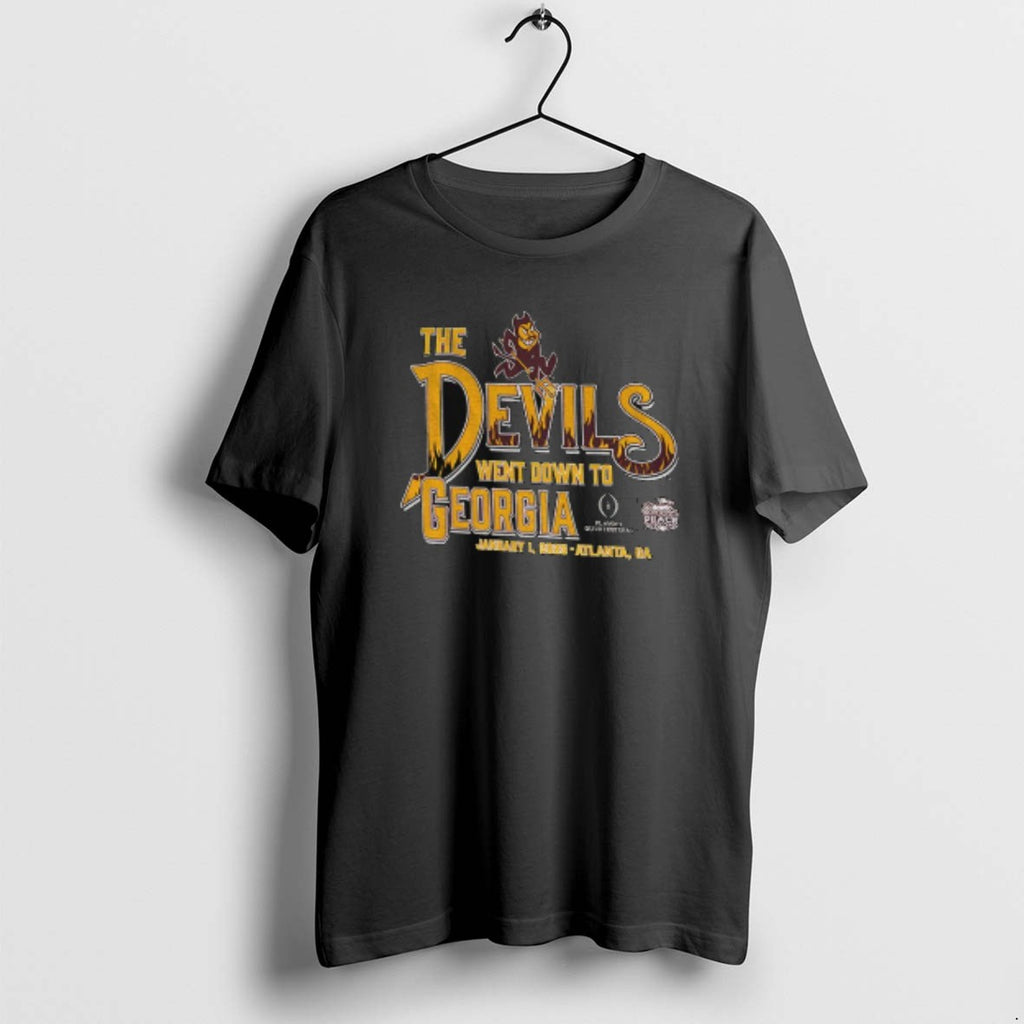 Official The Arizona State Sun Devils Went Down To Georgia Jan 1 T-Shirts, Hoodie, Sweatshirt | PopFlextees.com