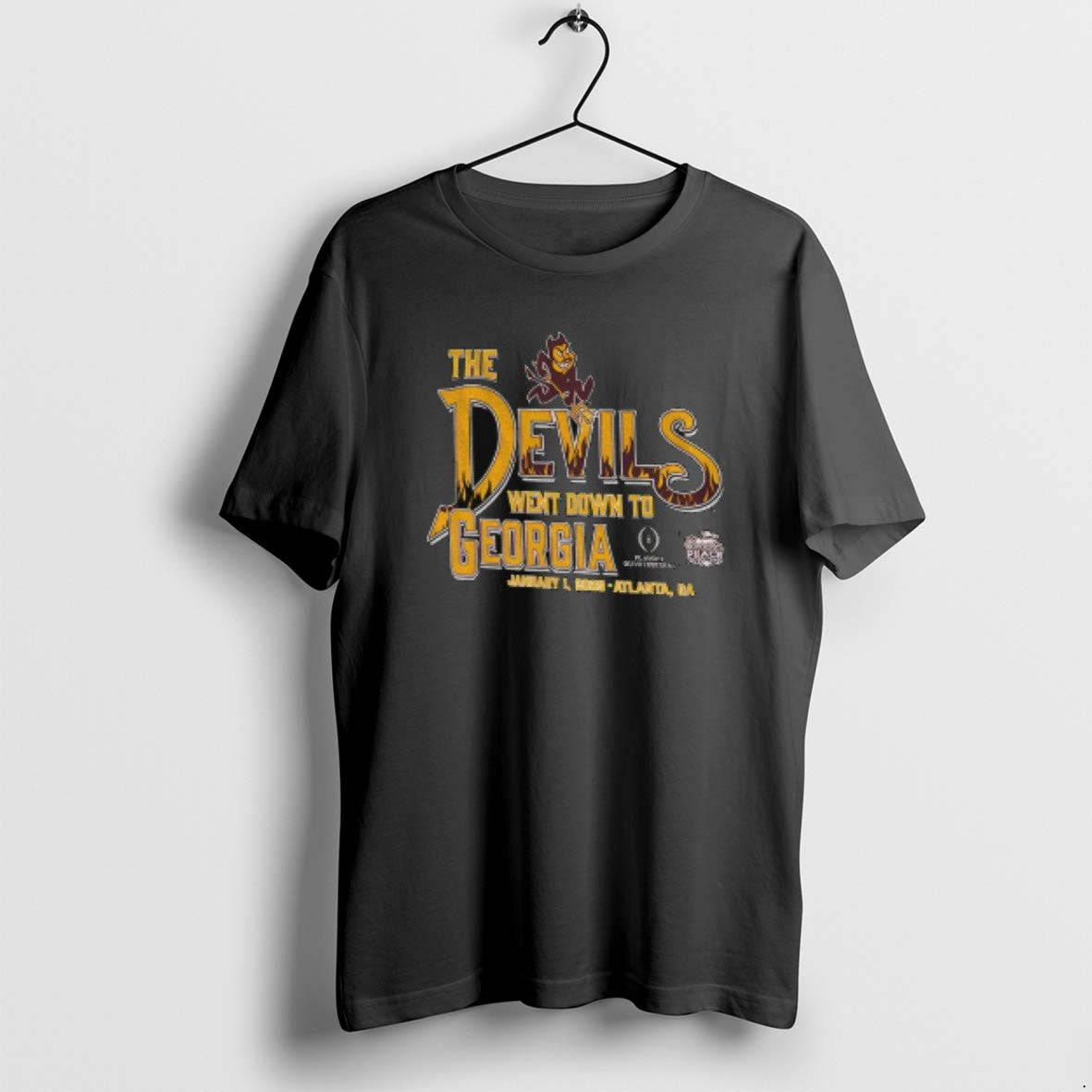 Official The Arizona State Sun Devils Went Down To Georgia Jan 1 T-Shirts, Hoodie, Sweatshirt | PopFlextees.com