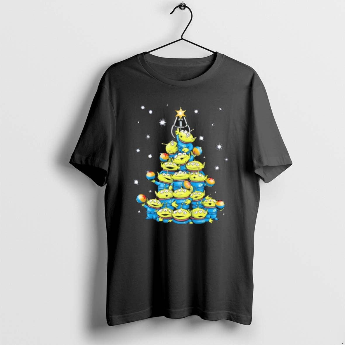 Official The Claw Mas Little Green Men Christmas Tree T-Shirts, Hoodie, Sweatshirt | PopFlextees.com