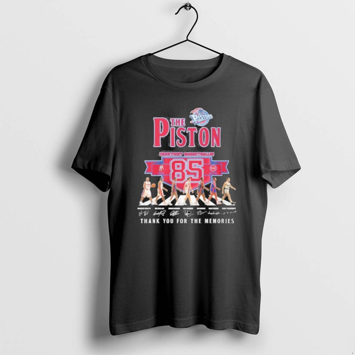 Official The Detroit Pistons Abbey Road 85th Anniversary T-Shirts, Hoodie, Sweatshirt | PopFlextees.com