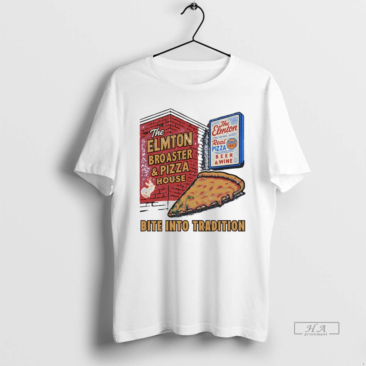Official Elmton Broasted Pizza House Bite Tradition T-Shirts, Hoodie, Sweatshirt
