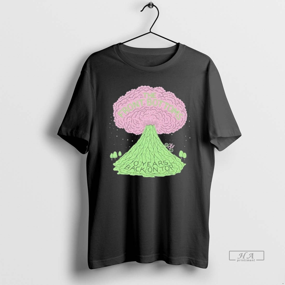 Official The Front Bottoms 10 Years Back On Top Volcano T-Shirts, Hoodie, Sweatshirt | PopFlextees.com