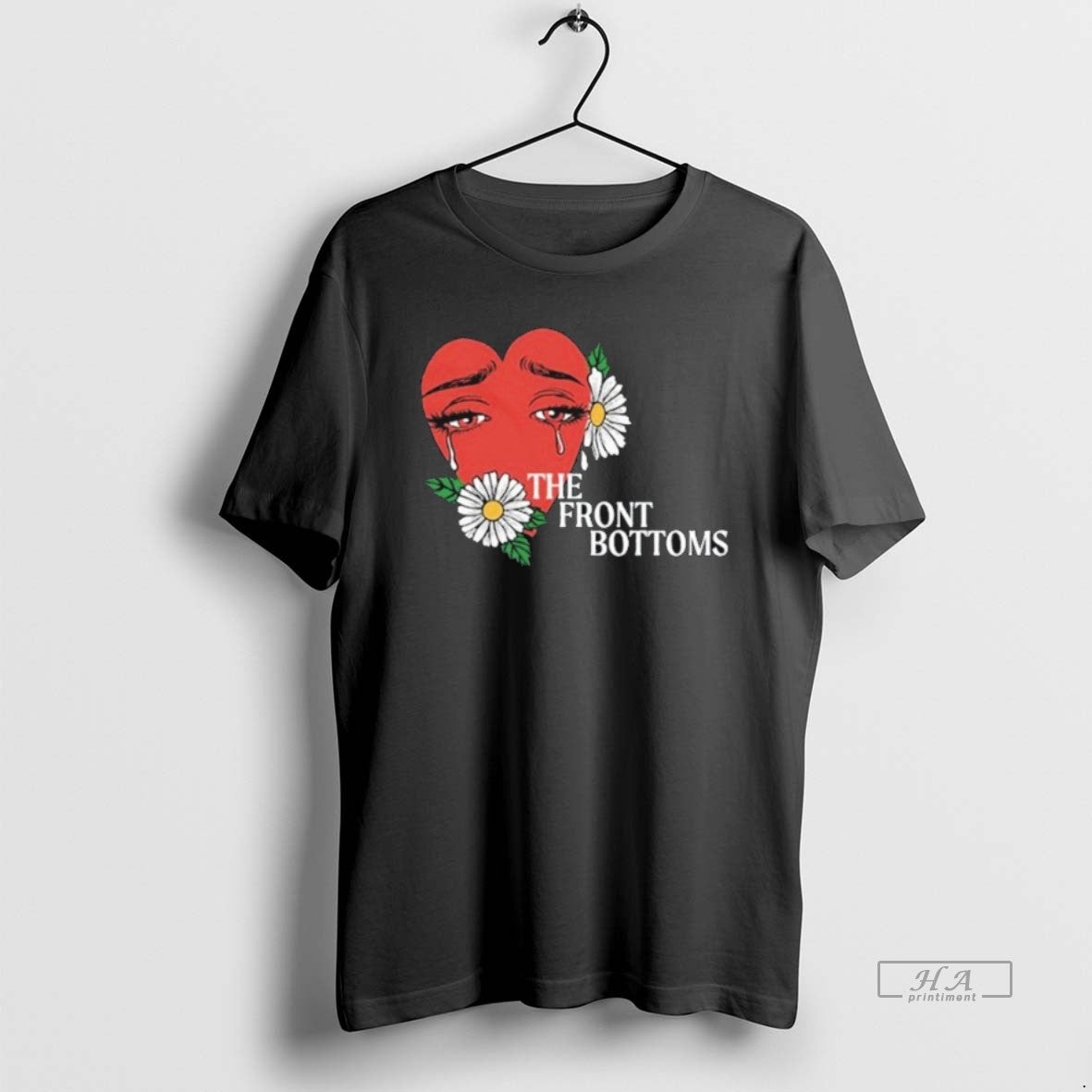 Official The Front Bottoms Crying Heart T-Shirts, Hoodie, Sweatshirt | PopFlextees.com