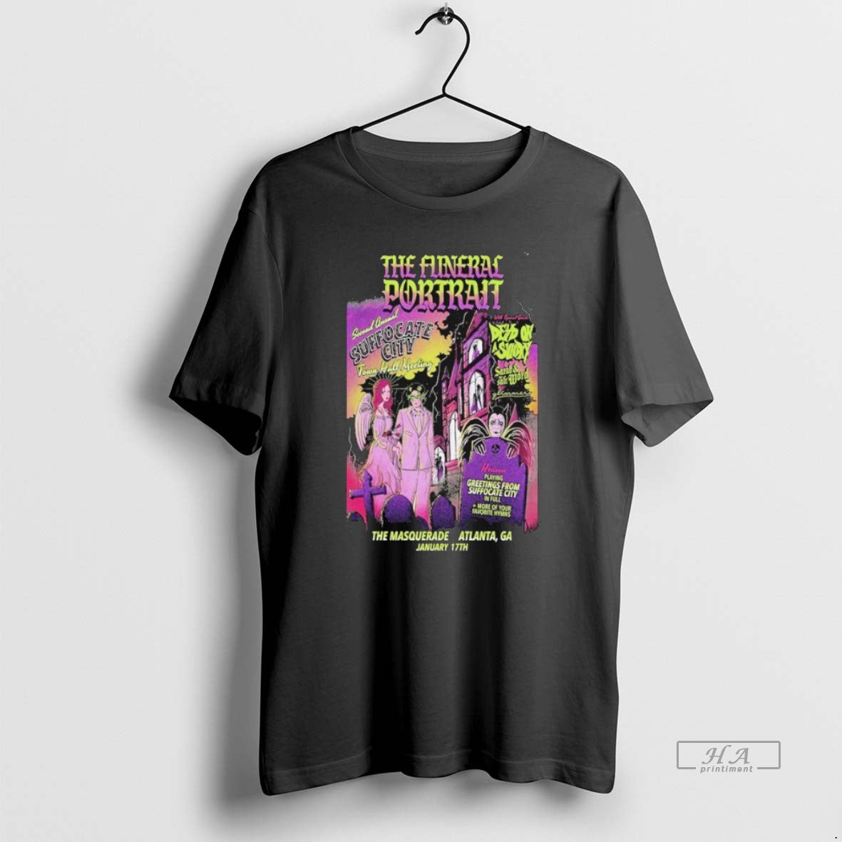 Official The Funeral Portrait January 17 2026 Atlanta Ga T-Shirts, Hoodie, Sweatshirt | PopFlextees.com