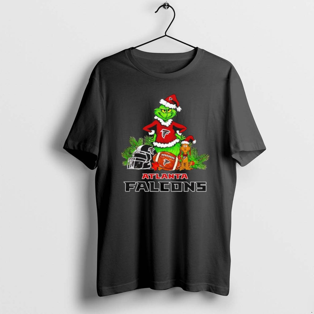 Official The Grinch And Max Atlanta Falcons Christmas Helmet Items T-Shirts, Hoodie, Sweatshirt | PopFlextees.com