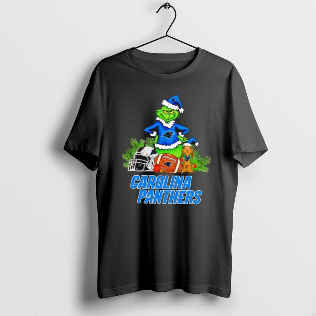 Official The Grinch And Max Carolina Panthers Christmas Helmet Items T-Shirts, Hoodie, Sweatshirt | PopFlextees.com
