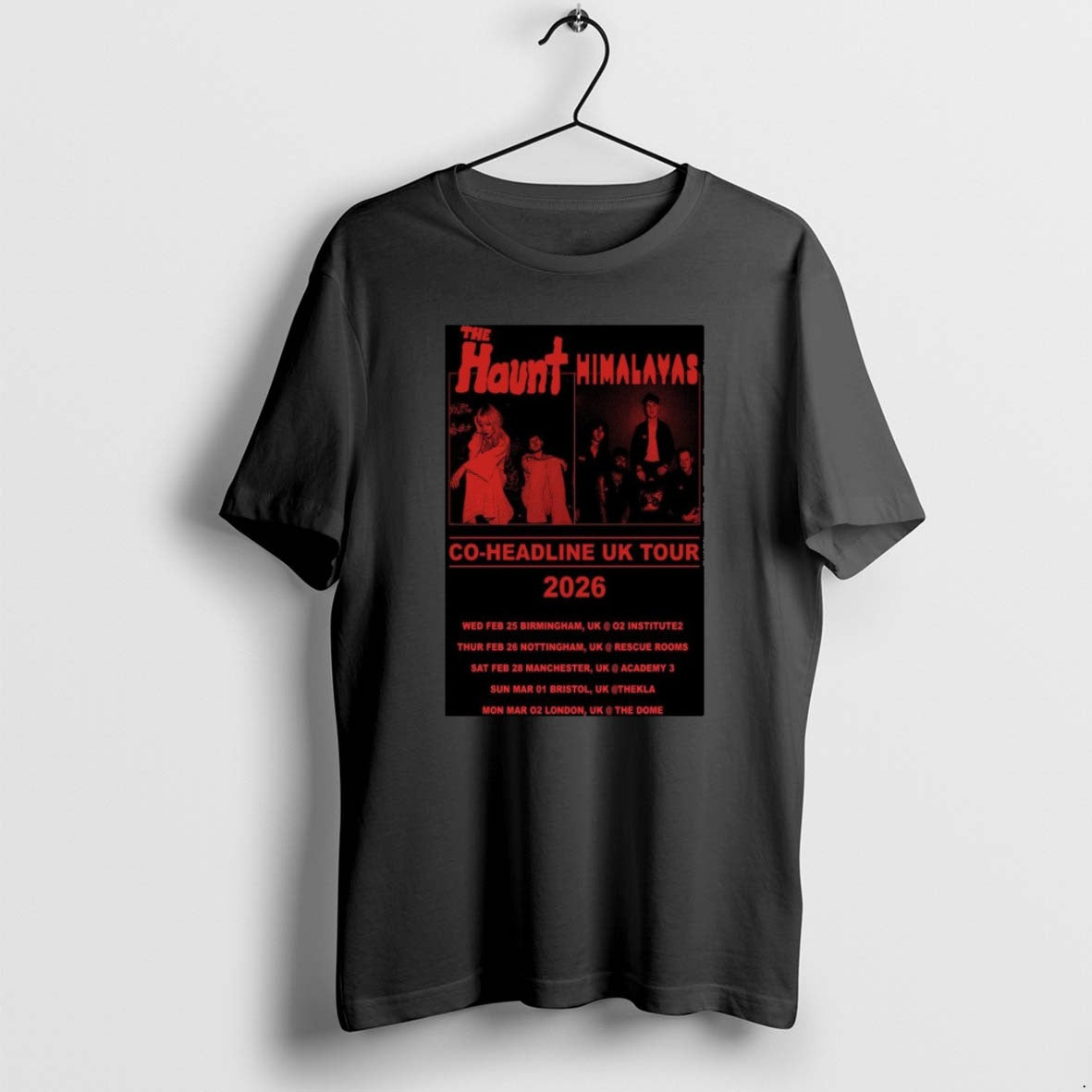 Official The Haunt Co Headline Uk Tour 2026 T-Shirts, Hoodie, Sweatshirt | PopFlextees.com