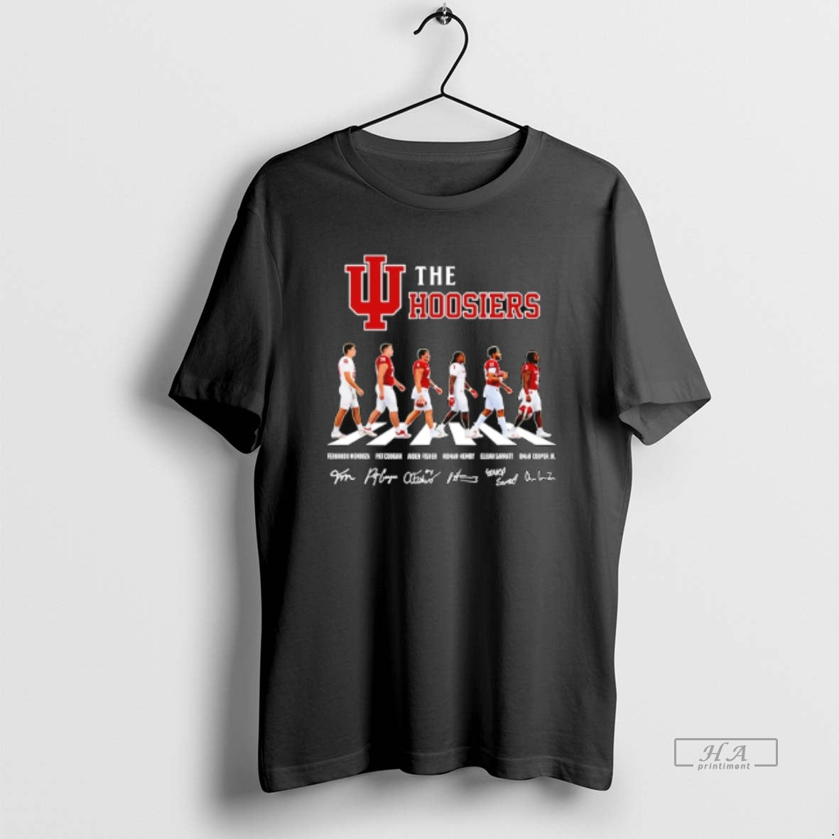 Official The Hoosiers Indiana Cross The Street Signatures 2026 T-Shirts, Hoodie, Sweatshirt | PopFlextees.com