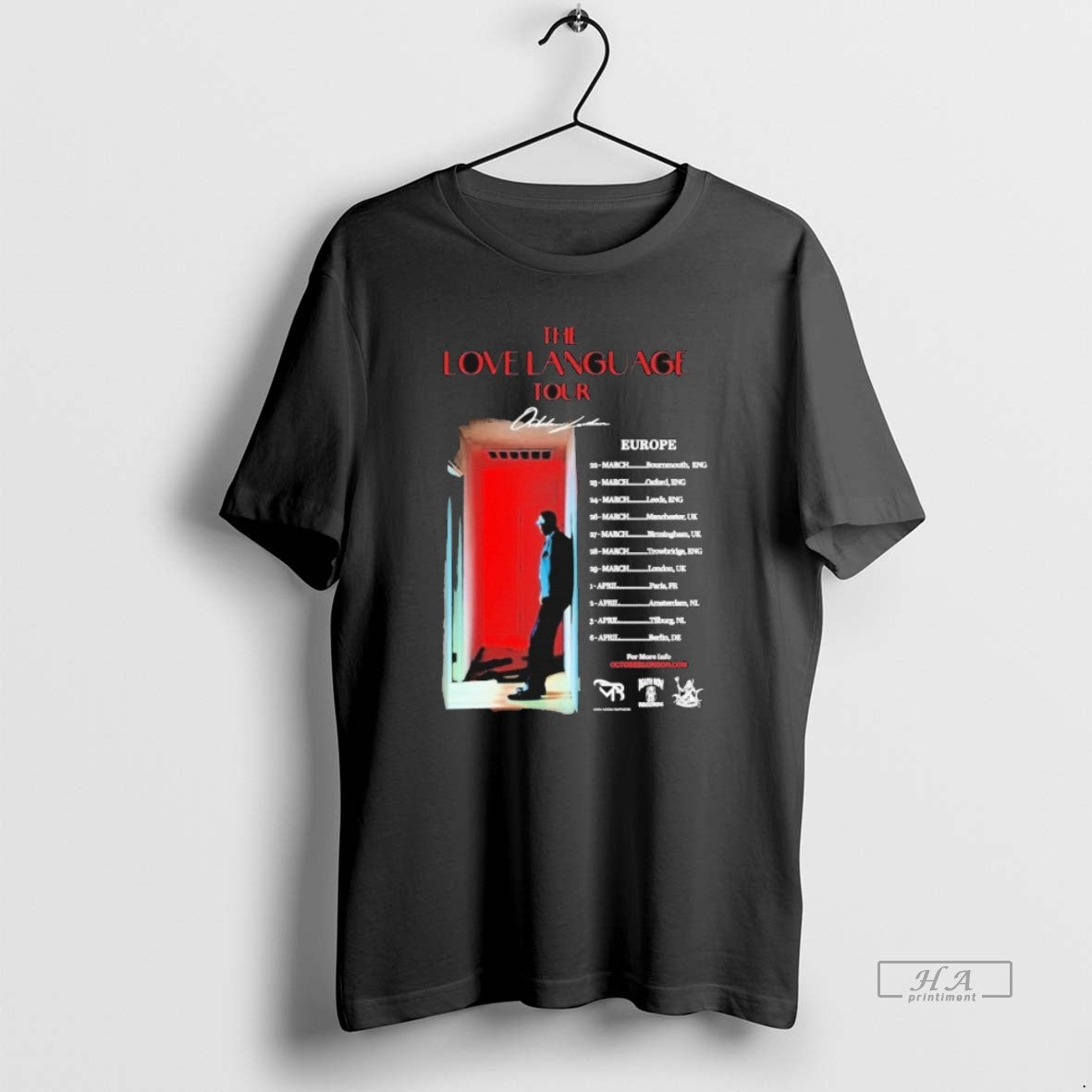 Official The Love Language October London Tour Europe 2026 T-Shirts, Hoodie, Sweatshirt | PopFlextees.com