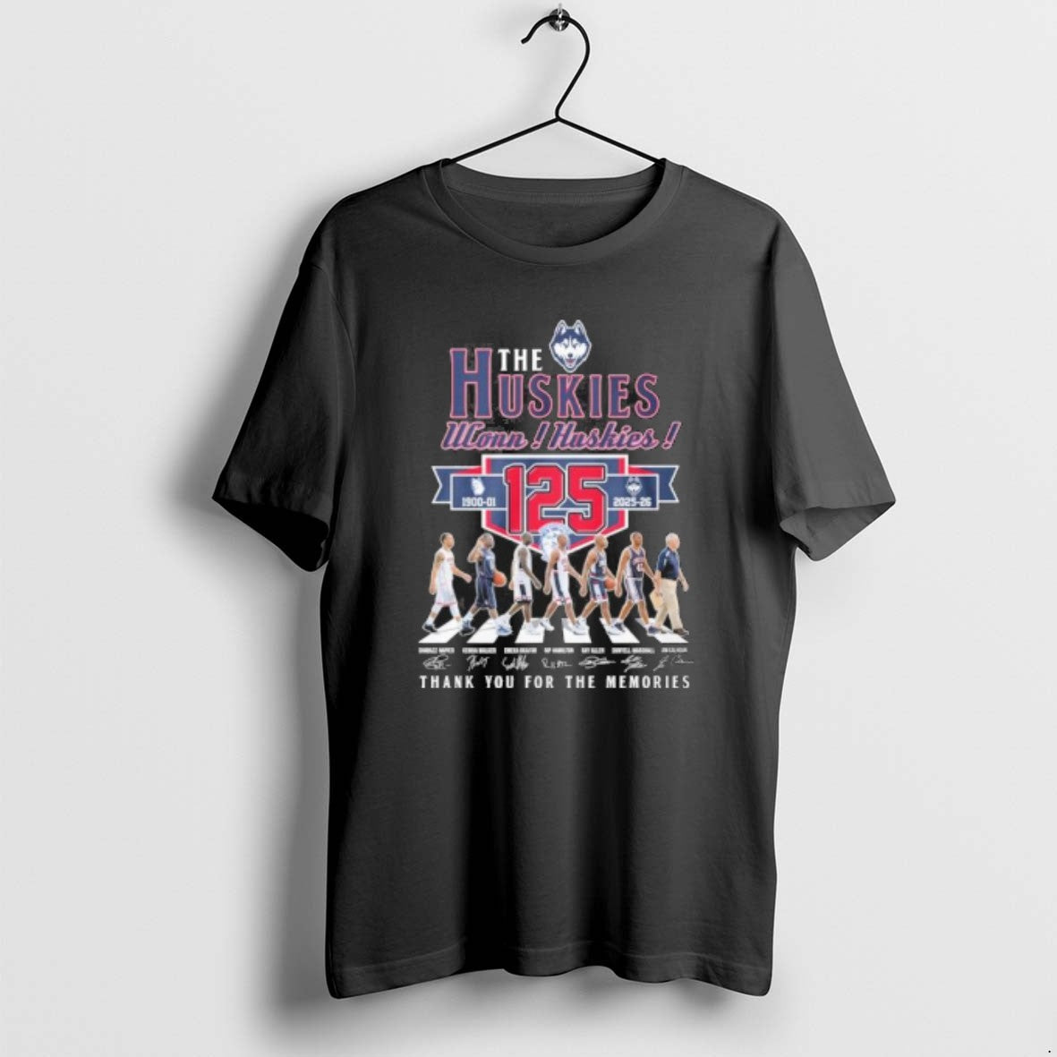 Official Uconn Huskies Basketball Abbey Road 125th Anniversary 1901 2026 T-Shirts, Hoodie, Sweatshirt