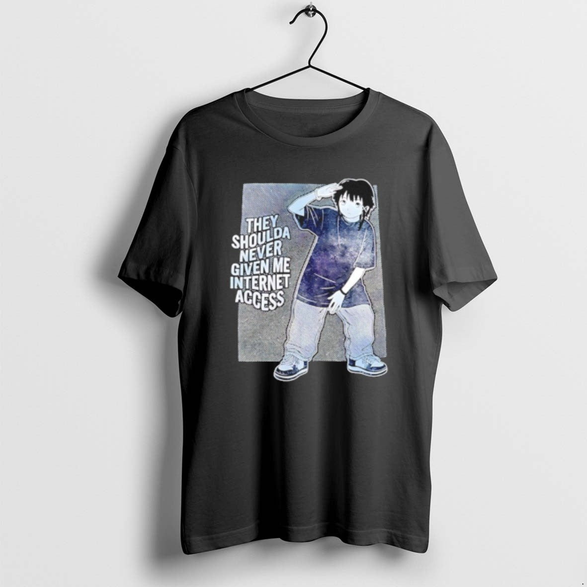 Official The Shoulda Never Given Me Internet Access T-Shirts, Hoodie, Sweatshirt | PopFlextees.com