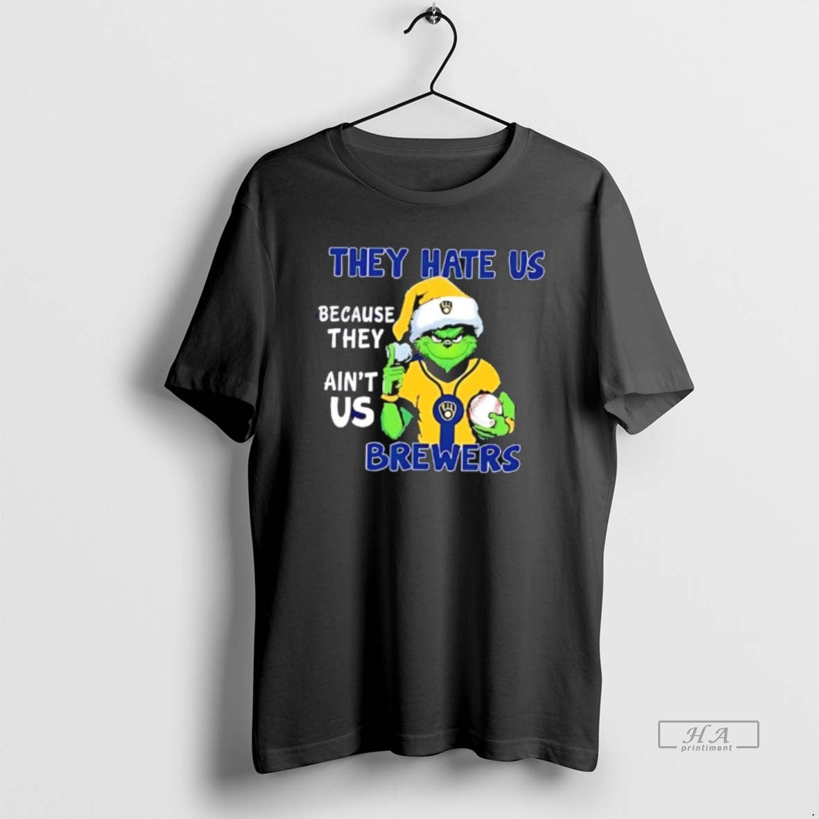 Official They Hate Us Because They Aint Us Milwaukee Brewers T-Shirts, Hoodie, Sweatshirt | PopFlextees.com