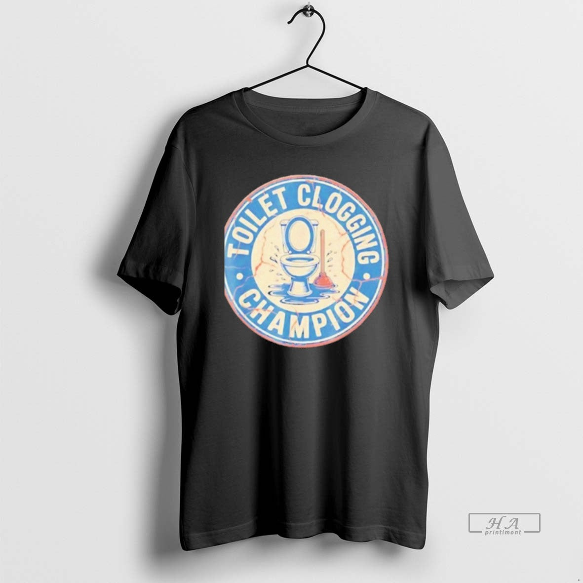 Official Toilet Clogging Champion Retro T-Shirts, Hoodie, Sweatshirt | PopFlextees.com