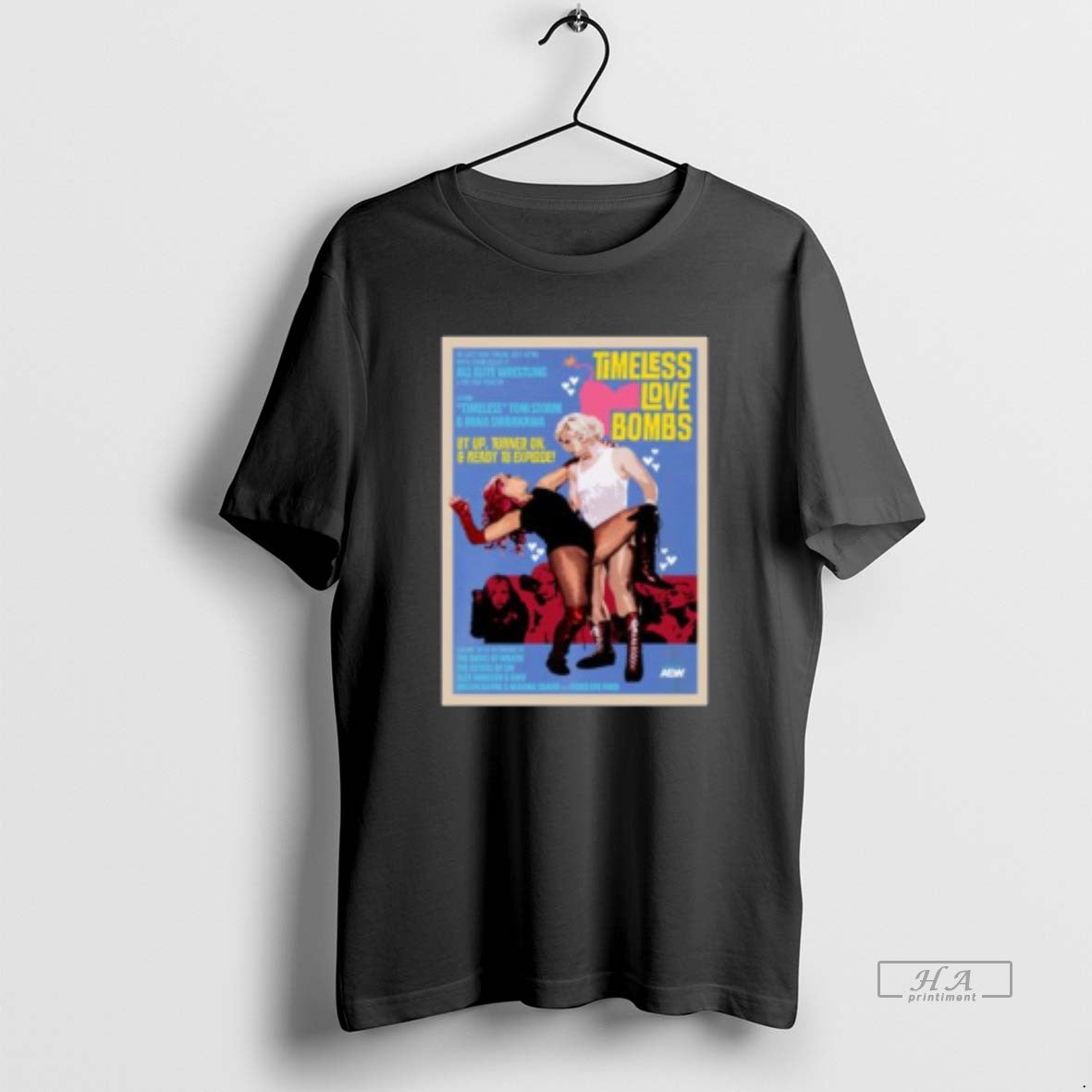 Official Toni Storm Mina Shirakawa Timeless Love Bombs Circle Black T-Shirts, Hoodie, Sweatshirt | PopFlextees.com